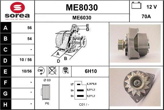 SNRA ME8030 - Генератор avtolavka.club