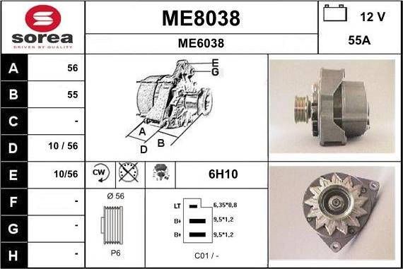 SNRA ME8038 - Генератор avtolavka.club