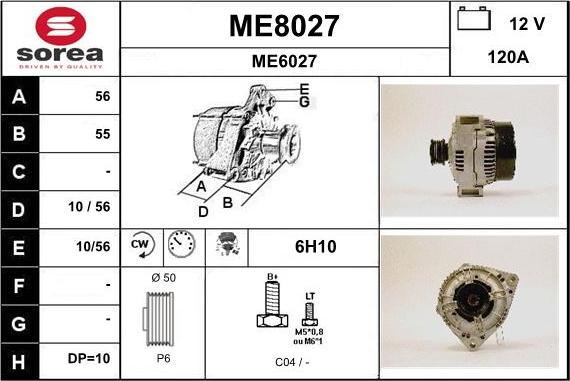 SNRA ME8027 - Генератор avtolavka.club