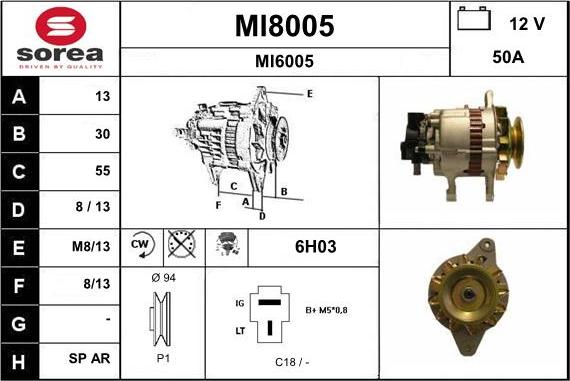 SNRA MI8005 - Генератор avtolavka.club