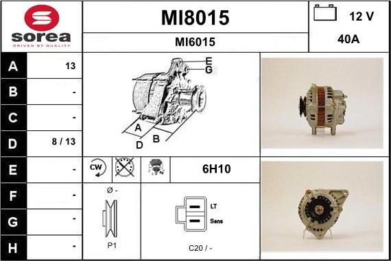 SNRA MI8015 - Генератор avtolavka.club