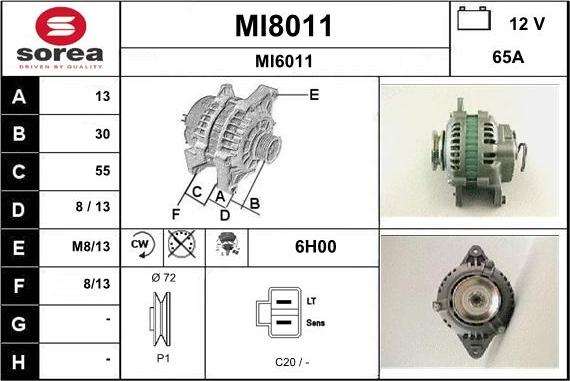 SNRA MI8011 - Генератор avtolavka.club