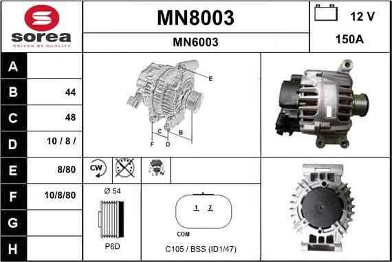 SNRA MN8003 - Генератор avtolavka.club