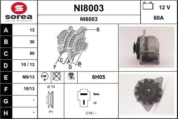 SNRA NI8003 - Генератор avtolavka.club