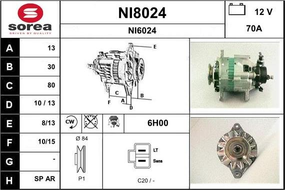 SNRA NI8024 - Генератор avtolavka.club