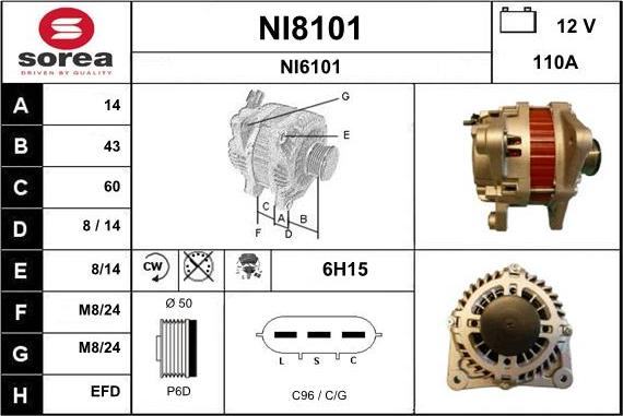 SNRA NI8101 - Генератор avtolavka.club