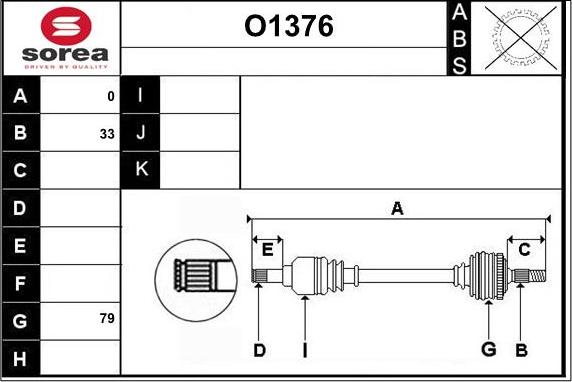 SNRA O1376 - Приводний вал avtolavka.club