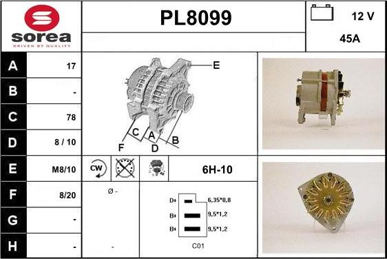 SNRA PL8099 - Генератор avtolavka.club