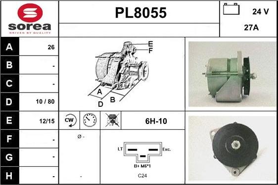 SNRA PL8055 - Генератор avtolavka.club