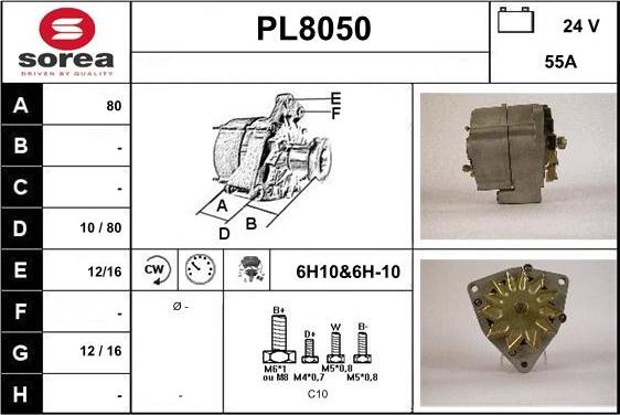 SNRA PL8050 - Генератор avtolavka.club