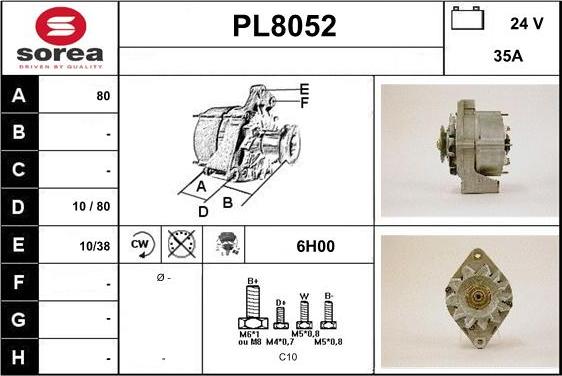 SNRA PL8052 - Генератор avtolavka.club