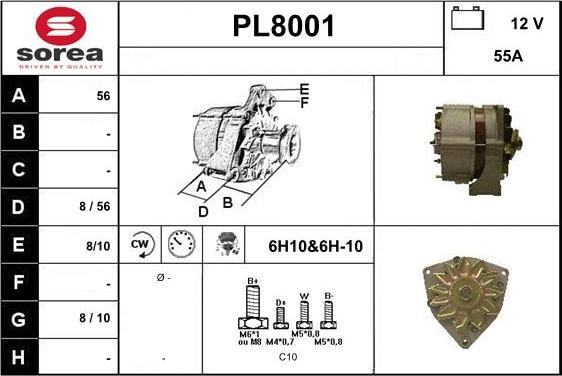 SNRA PL8001 - Генератор avtolavka.club