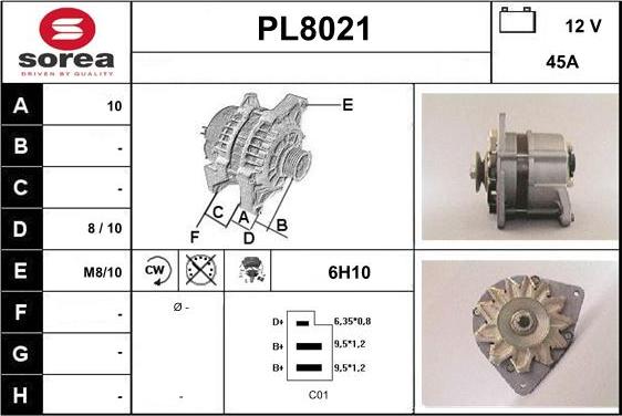 SNRA PL8021 - Генератор avtolavka.club