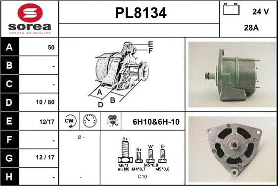 SNRA PL8134 - Генератор avtolavka.club