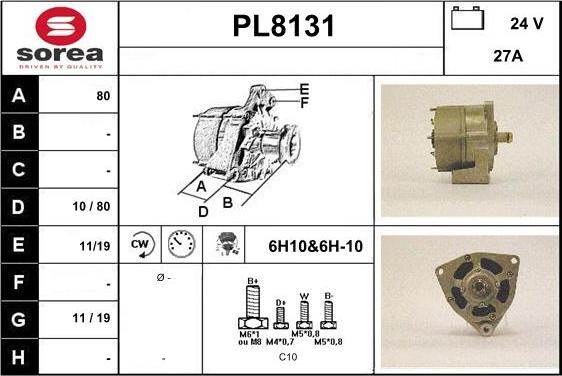 SNRA PL8131 - Генератор avtolavka.club