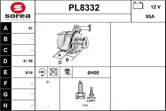 SNRA PL8332 - Генератор avtolavka.club