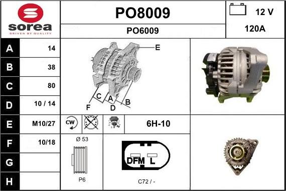 SNRA PO8009 - Генератор avtolavka.club