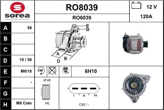 SNRA RO8039 - Генератор avtolavka.club