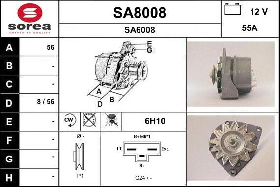 SNRA SA8008 - Генератор avtolavka.club