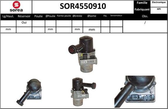 SNRA SOR4550910 - Гідравлічний насос, рульове управління, ГУР avtolavka.club