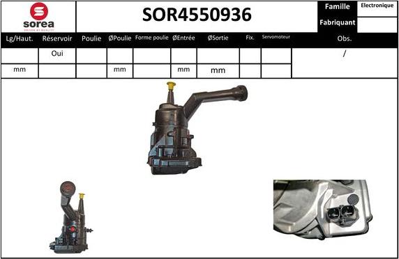 SNRA SOR4550936 - Гідравлічний насос, рульове управління, ГУР avtolavka.club