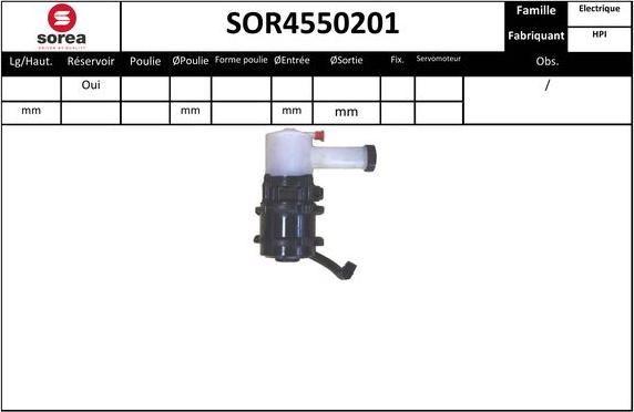 SNRA SOR4550201 - Гідравлічний насос, рульове управління, ГУР avtolavka.club