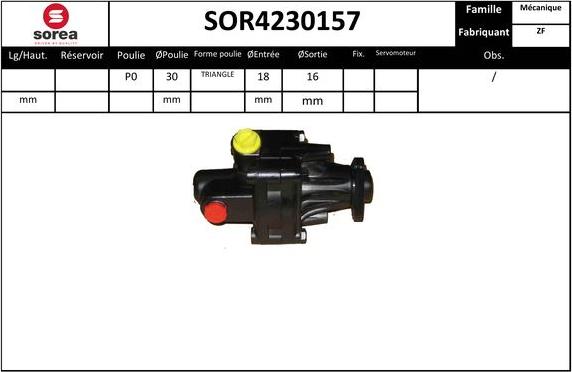 SNRA SOR4230157 - Гідравлічний насос, рульове управління, ГУР avtolavka.club