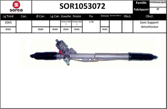 SNRA SOR1053072 - Рульовий механізм, рейка avtolavka.club