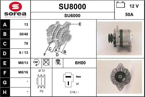 SNRA SU8000 - Генератор avtolavka.club