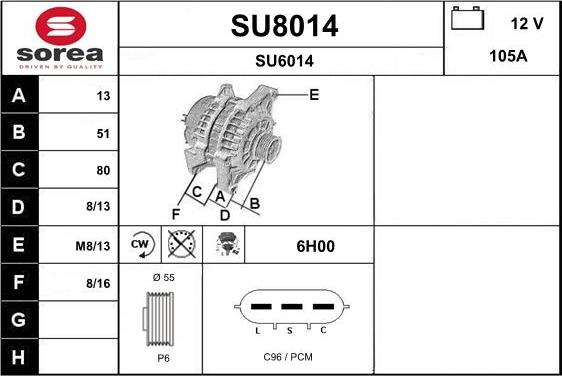 SNRA SU8014 - Генератор avtolavka.club