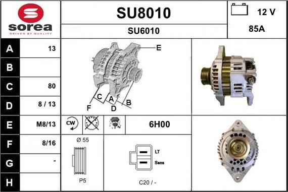 SNRA SU8010 - Генератор avtolavka.club