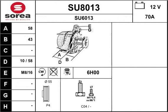 SNRA SU8013 - Генератор avtolavka.club