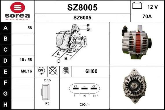 SNRA SZ8005 - Генератор avtolavka.club