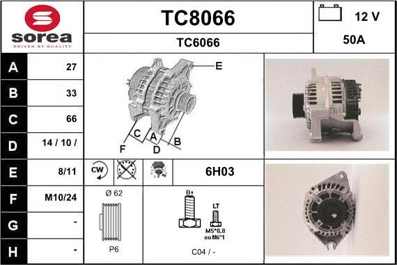 SNRA TC8066 - Генератор avtolavka.club