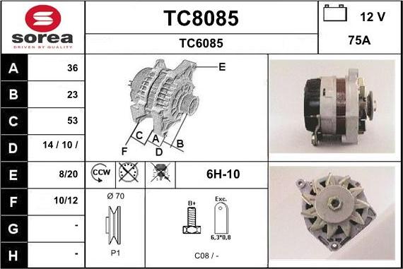 SNRA TC8085 - Генератор avtolavka.club