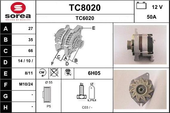 SNRA TC8020 - Генератор avtolavka.club