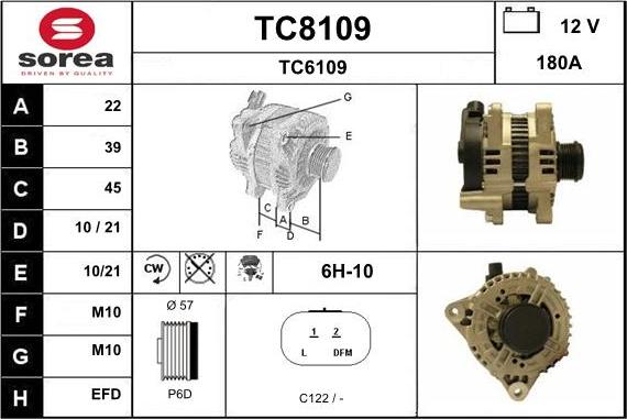 SNRA TC8109 - Генератор avtolavka.club