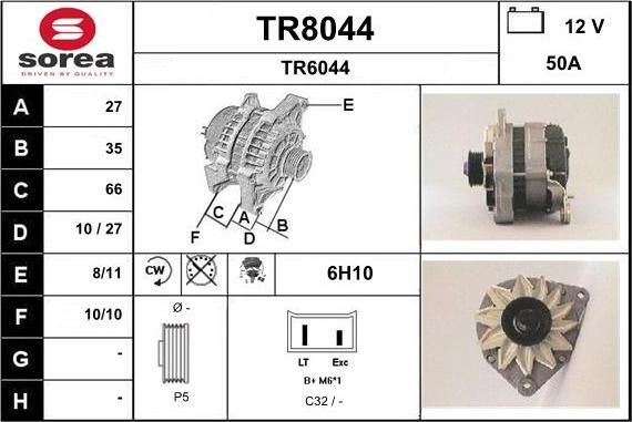 SNRA TR8044 - Генератор avtolavka.club