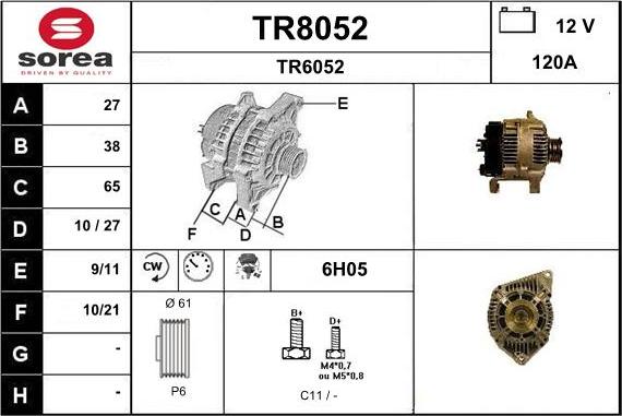 SNRA TR8052 - Генератор avtolavka.club