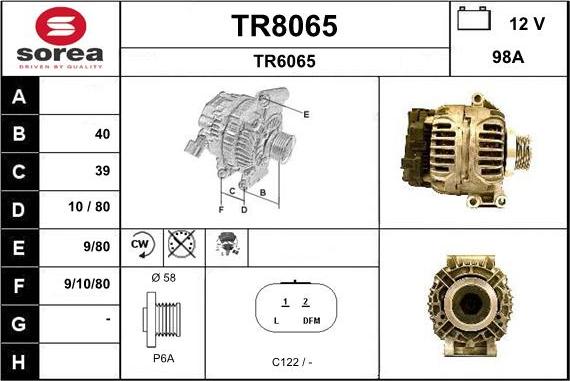 SNRA TR8065 - Генератор avtolavka.club