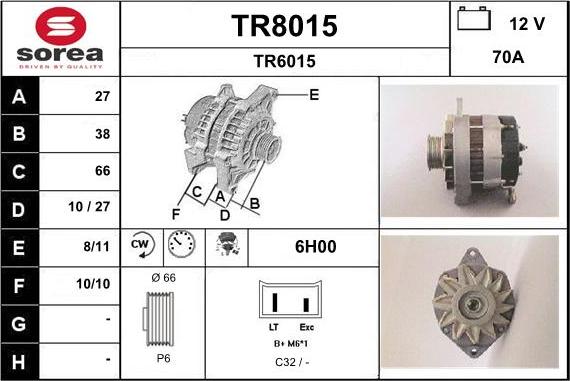 SNRA TR8015 - Генератор avtolavka.club