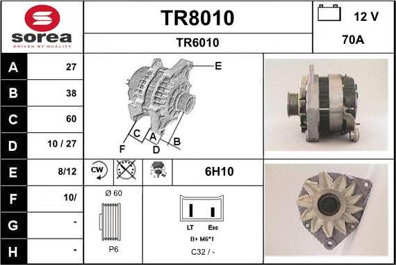 SNRA TR8010 - Генератор avtolavka.club