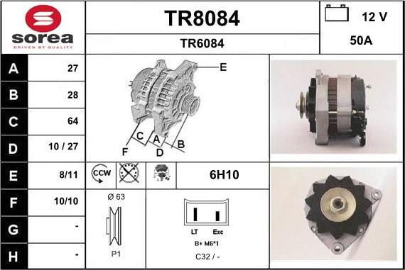 SNRA TR8084 - Генератор avtolavka.club