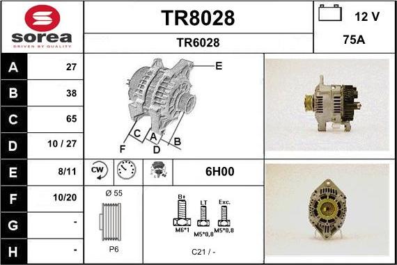 SNRA TR8028 - Генератор avtolavka.club