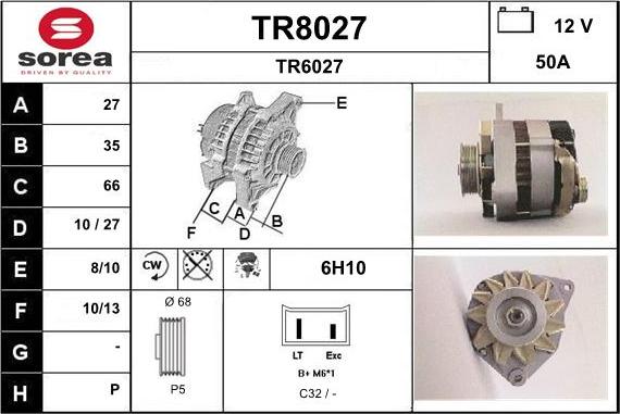 SNRA TR8027 - Генератор avtolavka.club