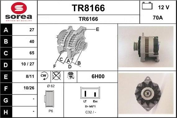 SNRA TR8166 - Генератор avtolavka.club