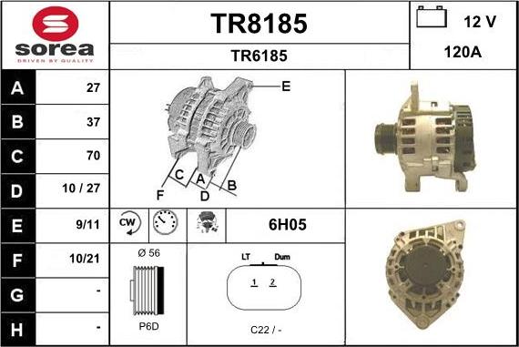 SNRA TR8185 - Генератор avtolavka.club