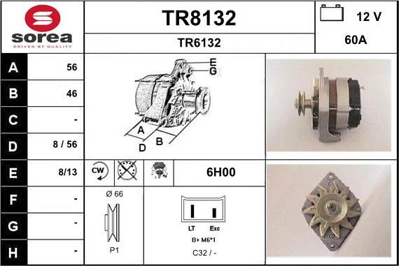 SNRA TR8132 - Генератор avtolavka.club