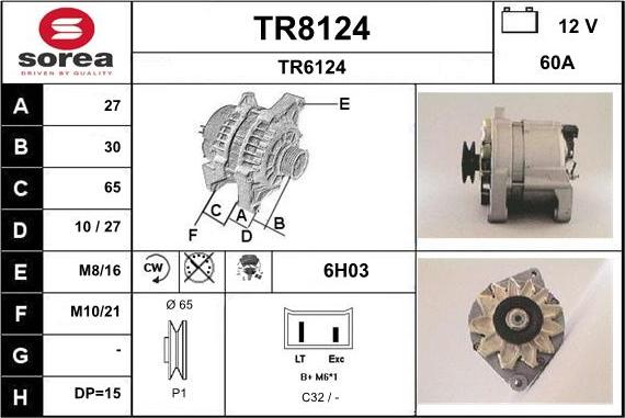 SNRA TR8124 - Генератор avtolavka.club