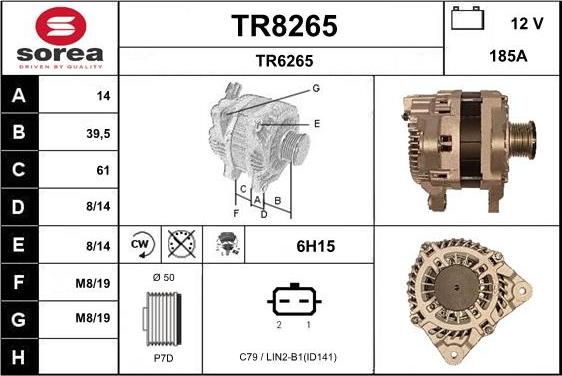 SNRA TR8265 - Генератор avtolavka.club